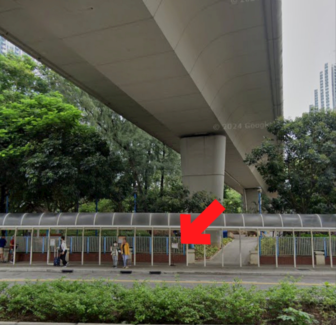 荃灣西站上車點指引圖